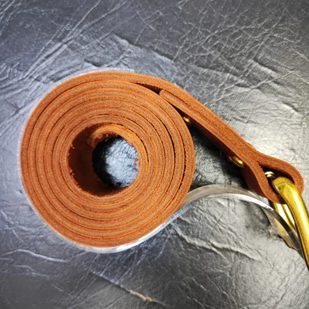 Ремень кожаный  мужской ручной работы